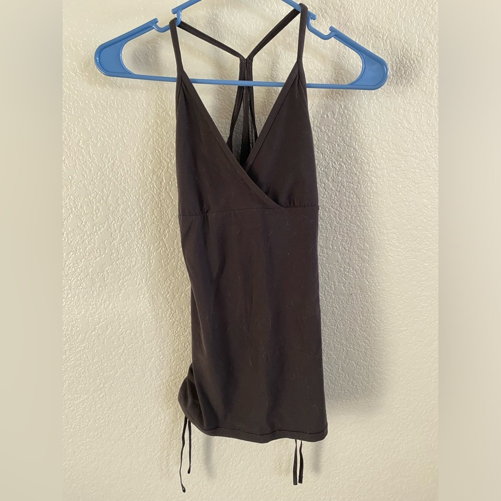 Lululemon Black Yoga Tank With Mesh Back - Sz Small